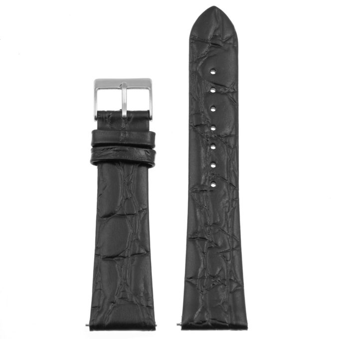 Ds13.1 Up Black Crocodile Leather Watch Band Strap