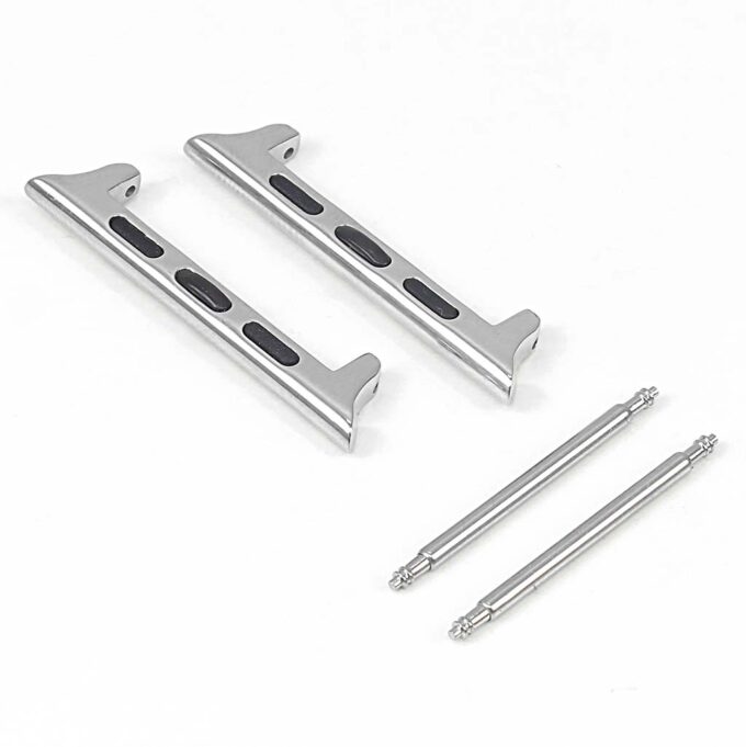 Kw2.p Stainless Steel Spring Bar Band Adapter For Apple Watch In