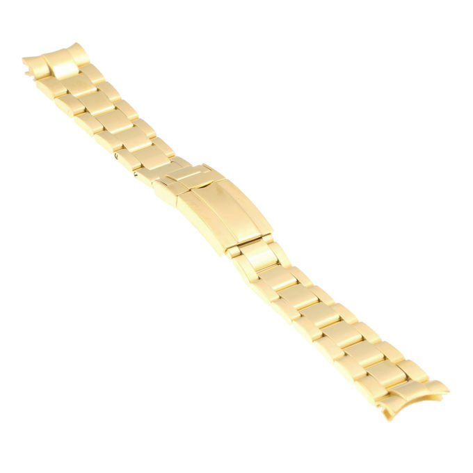 M.rx2.yg Angle Yellow Gold Stainless Steel Oyster Watch Band Strap For Rolex