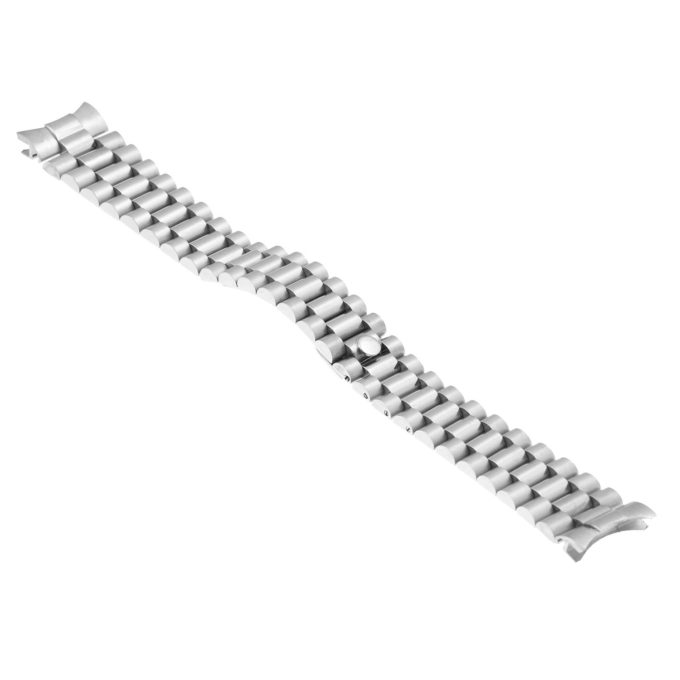 M.rx3.ss Angle Silver Stainless Steel President Watch Strap Band For Rolex