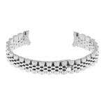M.rx4.ss Curved Silver Womens Jubilee Watch Band Strap For Rolex