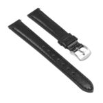 St19.1 Angle Black Womens Smooth Leather Watch Band Strap