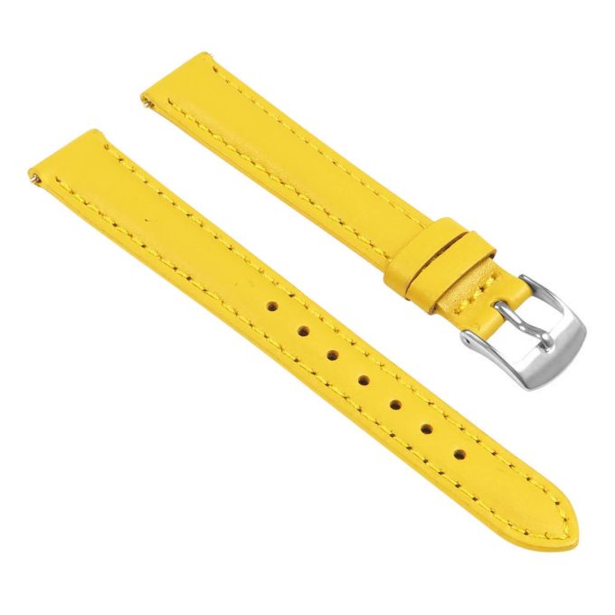 St19.10 Angle Yellow Womens Smooth Leather Watch Band Strap