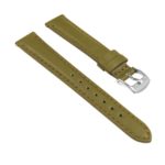 St19.11 Angle Dark Green Womens Smooth Leather Watch Band Strap