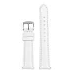 St19.22 Up White Womens Smooth Leather Watch Band Strap