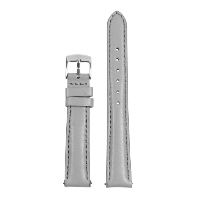 St19.7 Up Grey Womens Smooth Leather Watch Band Strap