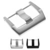 B.br1.bs Gallery Brushed Silver Stainless Steel Buckle