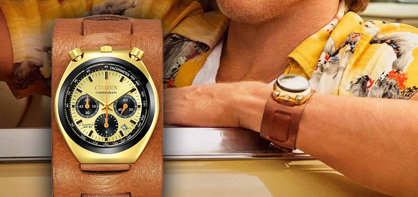 famous movie watches once upon a time in hollywood citizen bullhead challenge timer chronograph