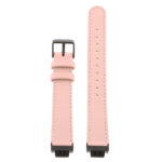Fb.l21.13.mb Up Pink With Black Buckle StrapsCo Leather Watch Band Strap With Contour Stitching And Black Buckle For Fitbit Inspire & Inspire HR