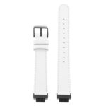 Fb.l21.22.mb Up White With Black Buckle StrapsCo Leather Watch Band Strap With Contour Stitching And Black Buckle For Fitbit Inspire & Inspire HR