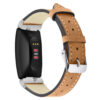 Fb.l21.2a Main Tan StrapsCo Leather Watch Band Strap With Contour Stitching For Fitbit Inspire & Inspire HR