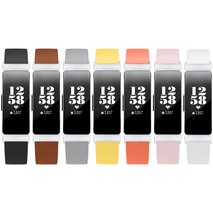 Fb.l31 All Colors StrapsCo Double Wrap Around Leather Watch Band Strap For Fitbit Inspire & Inspire HR