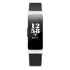 Fb.l31.1 Up Black StrapsCo Double Wrap Around Leather Watch Band Strap For Fitbit Inspire & Inspire HR