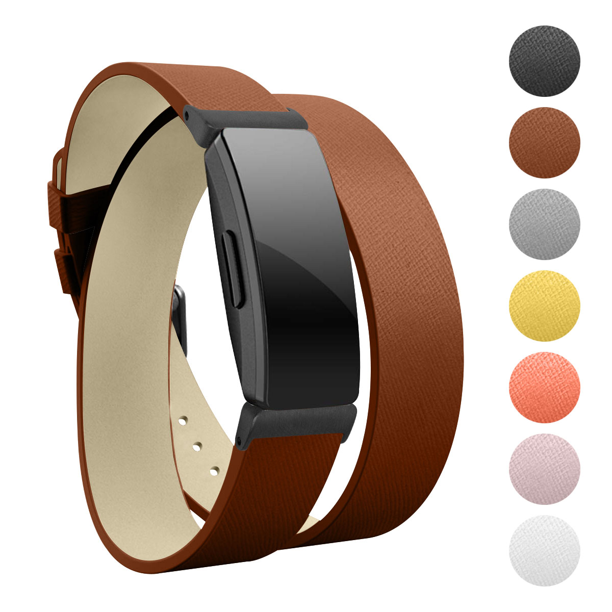 Watch Bands For Fitbit Inspire 2 /Inspire HR /Inspire Genuine Leather Band  Strap