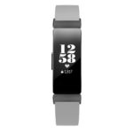 Fb.l31.7.mb Up Grey With Black Buckle StrapsCo Double Wrap Around Leather Watch Band Strap With Black Buckle For Fitbit Inspire & Inspire HR