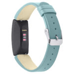 Fb.l32.5 Back Teal StrapsCo Smooth Leather Watch Band Strap For Fitbit Inspire & Inspire HR