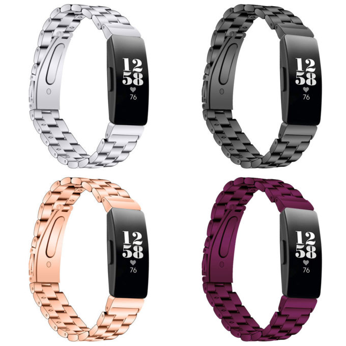 Fb.m103 All Colors StrapsCo Stainless Steel Link Watch Bracelet Band Strap For Fitbit Inspire & Inspire HR