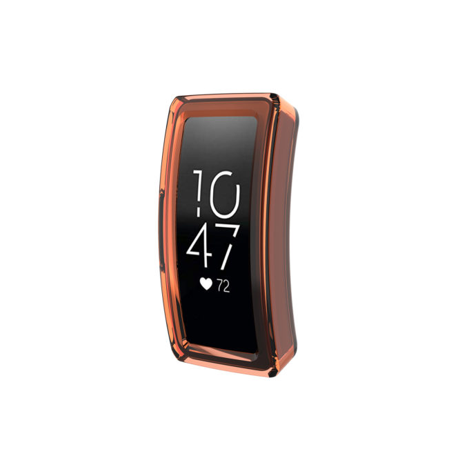 Fb.pc10.12 Alt Orange StrapsCo Silicone Protective Case For Fitbit Inspire & Inspire HR