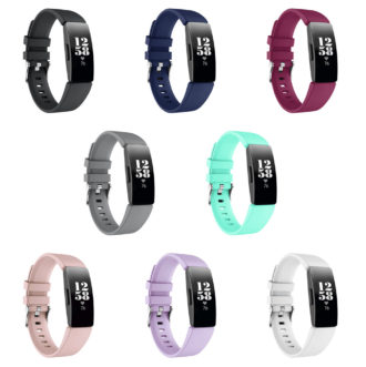Fb.r42 All Colors StrapsCo Silicone Rubber Watch Band Strap For Fitbit Inspire & Inspire HR Small Large