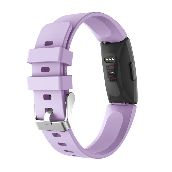 Fb.r42.18 Back Lavender StrapsCo Silicone Rubber Watch Band Strap For Fitbit Inspire & Inspire HR Small Large