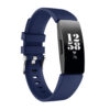 Fb.r42.5 Main Midnight Blue StrapsCo Silicone Rubber Watch Band Strap For Fitbit Inspire & Inspire HR Small Large