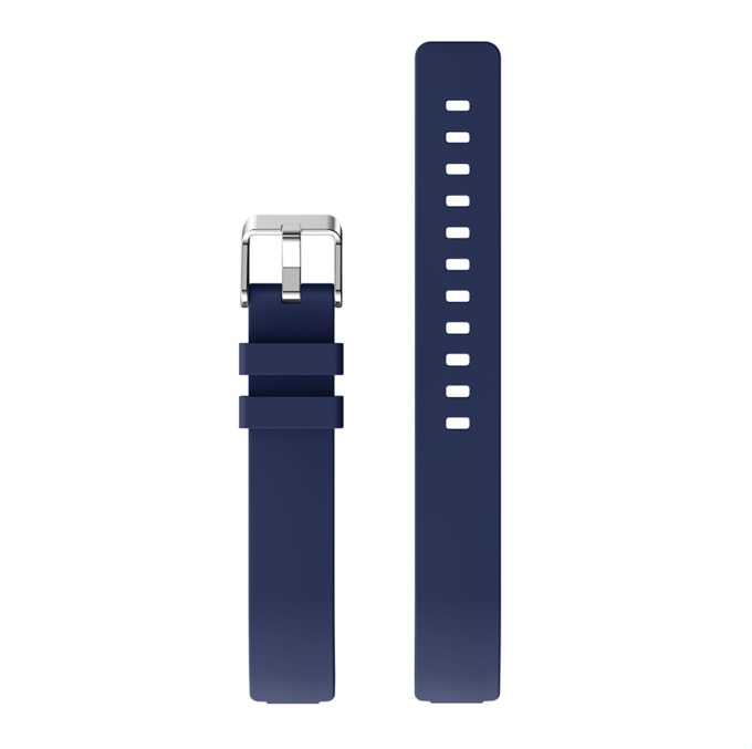 Fb.r42.5 Up Midnight Blue StrapsCo Silicone Rubber Watch Band Strap For Fitbit Inspire & Inspire HR Small Large