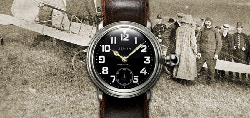 History Of Pilots Watches Louis Bleriot English Channel 1909 Header