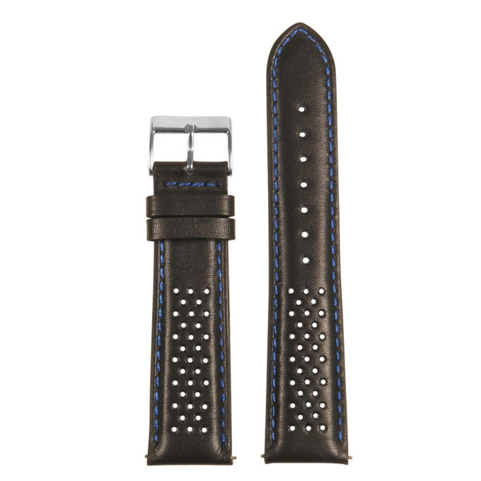 St22.1.5 Up Black & Blue Perforated Rally Strap