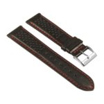 St22.1.6 Angle Black & Red Perforated Rally Strap