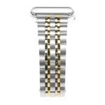 A.m4.ss.yg Alt Silver & Yellow Gold StrapsCo Stainless Steel Link Watch Band Strap For Apple Watch Series 1234 38mm 40mm 42mm 44mm