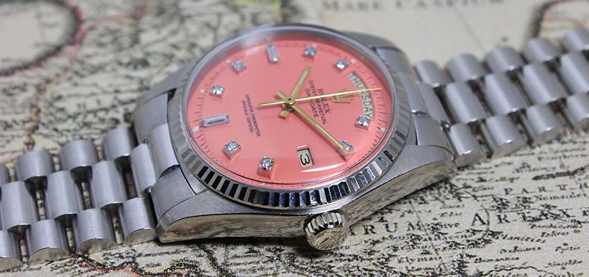 Bezels Dials Nicknames Stella Rolex Day Date Salmon Ref 1803