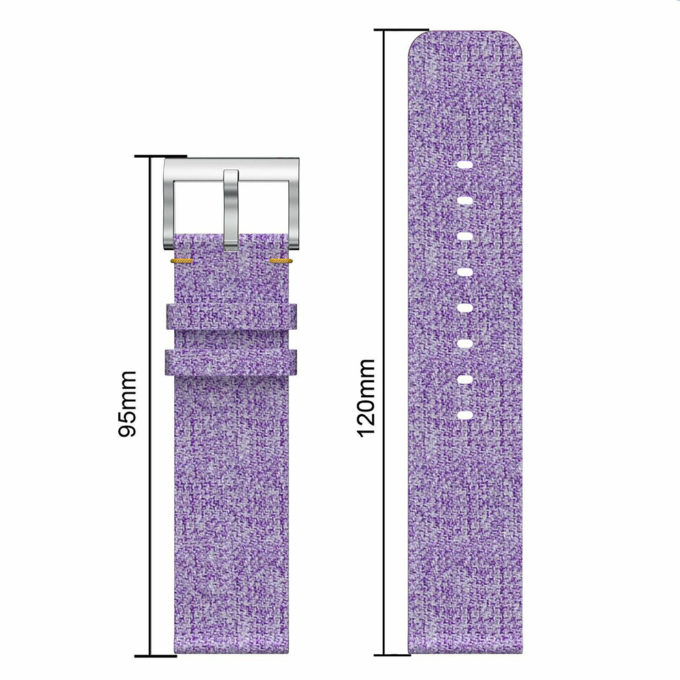 Fb.c3.18 Up Purple StrapsCo Canvas Watch Band Strap For Fitbit Versa