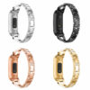 Fb.m70 All Colors StrapsCo Alloy Watch Bracelet Band Strap With Rhinestones For Fitbit Charge 3