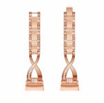 Fb.m70.rg Up Rose Gold StrapsCo Alloy Watch Bracelet Band Strap With Rhinestones For Fitbit Charge 3