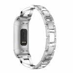 Fb.m70.ss Main Silver StrapsCo Alloy Watch Bracelet Band Strap With Rhinestones For Fitbit Charge 3