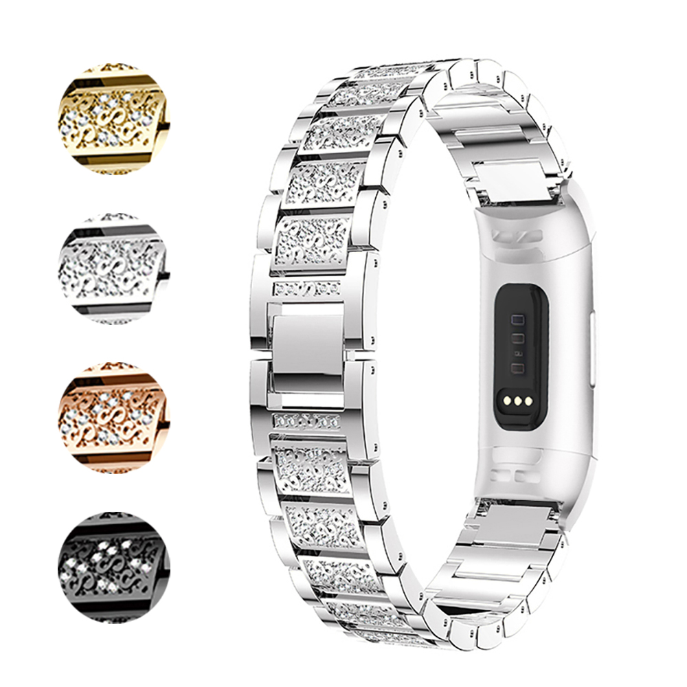 Pave Bracelet For Fitbit Charge 4 & Charge 3 | StrapsCo