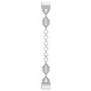 Fb.m74.ss Up Silver StrapsCo Alloy Metal Watch Band Strap Jewelry Jewellery Bracelet With Rhinestones For Fitbit Charge 2
