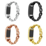 Fb.m75 All Colors StrapsCo Alloy Watch Bracelet Band Strap With Rhinestones For Fitbit Charge 2