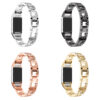 Fb.m77 All Colors StrapsCo Alloy Watch Bracelet Band Strap With Rhinestones For Fitbit Charge 2