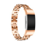 Fb.m78.rg Front Rose Gold StrapsCo Alloy Chain Link Watch Bracelet Band Strap For Fitbit Charge 2