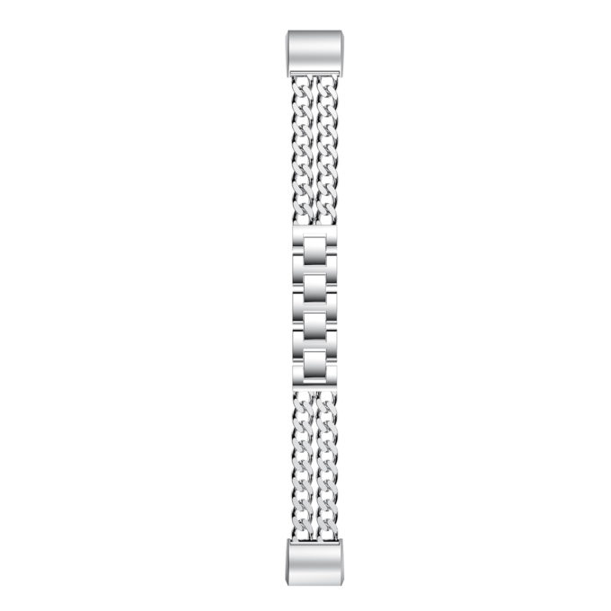 Fb.m78.ss Up Silver StrapsCo Alloy Chain Link Watch Bracelet Band Strap For Fitbit Charge 2