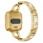 Fb.m79.yg Main Yellow Gold StrapsCo Alloy Watch Bracelet Band Strap With Rhinestones For Fitbit Versa