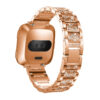 Fb.m82.rg Main Rose Gold StrapsCo Alloy Watch Bracelet Band Strap With Rhinestones For Fitbit Versa