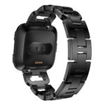 Fb.m85.mb Main Black StrapsCo D Link Alloy Watch Bracelet Band Strap With Rhinestones For Fitbit Versa
