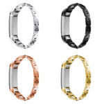 Fb.m88 All Colors StrapsCo Alloy Watch Bracelet Band Strap With Rhinestones For Fitbit Alta & Alta HR