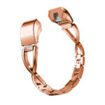 Fb.m88.rg Angle Rose Gold StrapsCo Alloy Watch Bracelet Band Strap With Rhinestones For Fitbit Alta & Alta HR
