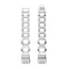 Fb.m89.ss Up Silver StrapsCo Alloy Watch Bracelet Band Strap With Rhinestones For Fitbit Alta & Alta HR