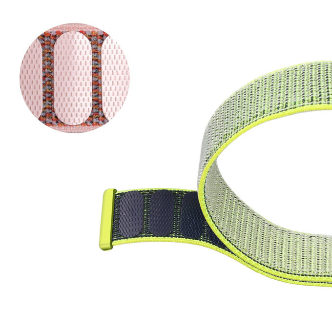 Pajama Stretch Elastic Nylon Watch Strap │ Lime Green │ BluShark