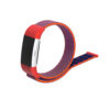 Fb.ny6.6.7 Front Red & Grey StrapsCo Woven Nylon Watch Band Strap For Fitbit Charge 2