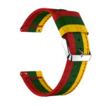 Fb.ny7.10.11.6 Back Yellow Green Red StrapsCo Multicolor Striped Nylon Watch Band Strap For Fitbit Versa